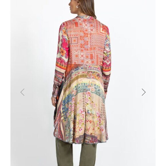 Johnny Was Reversible Ryder coat, Multi Color, Size M O32 - Picture 3 of 12